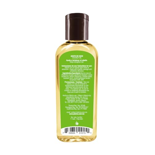 Unscented Coconut Oil with Keratin Hair Treatment - 4 Oz Bottle