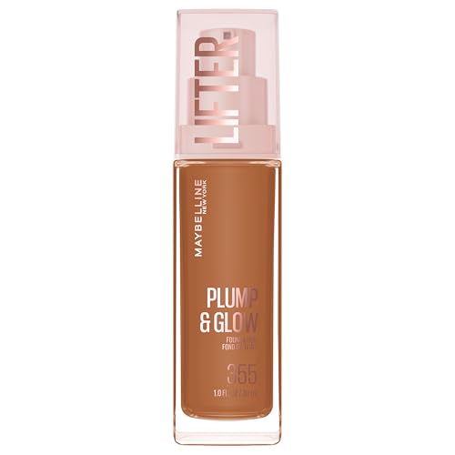 Maybelline Lifter Plump & Glow Foundation 355 Cool - Skin-Boosting Liquid Makeup