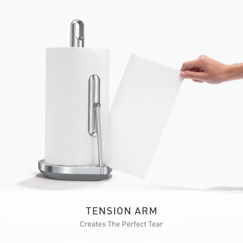 simplehuman All-in-One Paper Towel Holder with Spray Dispenser