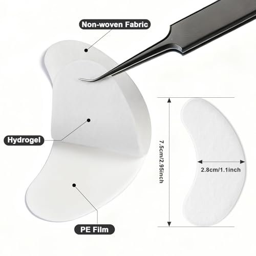 TEAWOO Under Eye Patches for Lash Extensions, 150 Pairs