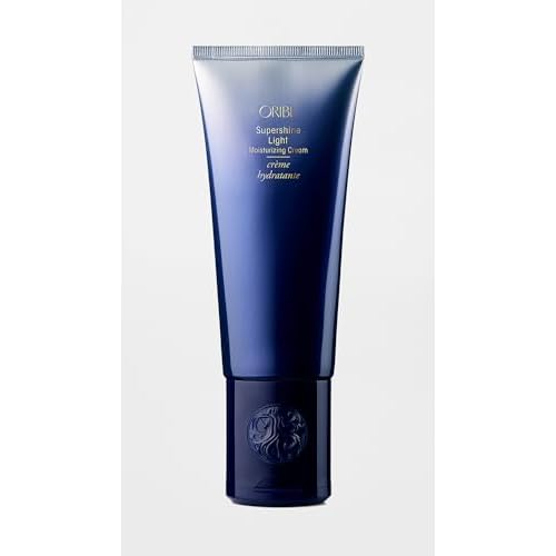 Oribe Supershine Light Moisturizing Styling Cream - Adds Shine & Smooths Frizz With Heat Protection - Blowout Primer, Air Dry Cream & Style Finisher - For Fine & Medium Hair - 5 oz