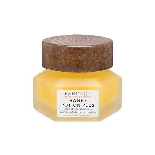 Farmacy Hydrating Face Mask - Honey Potion Plus Nourishing Skincare Facial Mask with Niacinamide, Ceramides + Pro-Vitamin B5 to Protect + Replenish Moisture Barrier (50g)