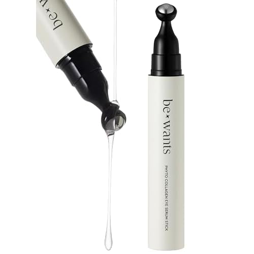 bewants Instant Eye Bag Remover for Puffiness, Serum Roller for Dark Circles and Puffiness, Under Eye Treatment with Bamboo Water, Vegan Collagen (1 Pack)