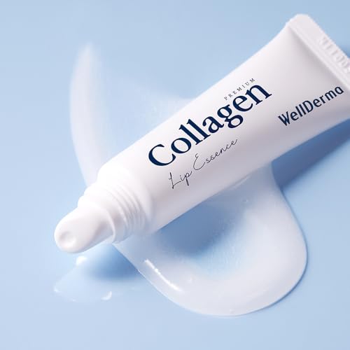 WELLDERMA Collagen Hydro Lip Essence 2-Pack, 11mL ¡¿ 2 ? Smooth Glossy Lip Coating with Collagen Blend, Hyaluronic & Peptide Complex, Honey-Like Scent