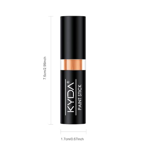 2pcs Orange Body Paint Stick & Lipstick - Waterproof Face & Eyeblack Makeup