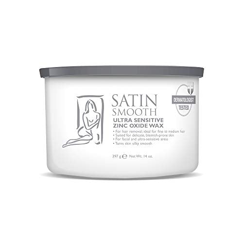 Satin Smooth Ultra Sensitive Zinc Oxide Wax - 14 oz