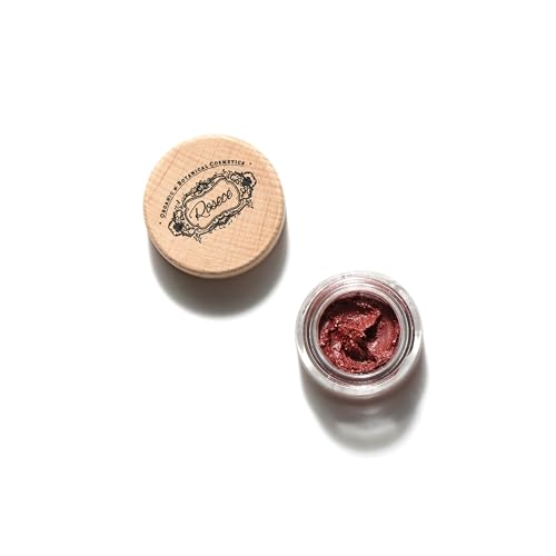 ROSECE - 2-in-1 Cream Cheek Blush + Lip Color | Natural Mineral pigment | Soft Lips with natural oils and Vitamin E | 100% Plant ingredients, Vegan (Sweet RED/Shimmery-RUBY, 0.25fl oz)