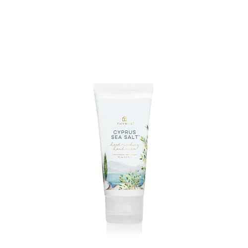 Thymes Hard-Working Hand Cream - Hand Moisturizer with Shea Butter,?? Sunflower Seed Oil & Pro-vitamin B5 - For Women & Men - Travel Size - Skin Care (Cyprus Sea Salt, 2.5 fl oz)