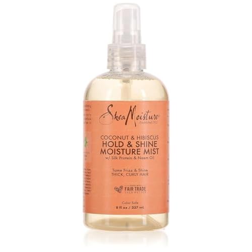 Shea Moisture Coconut & Hibiscus Hold & Shine Moisture Mist, 8 Ounce