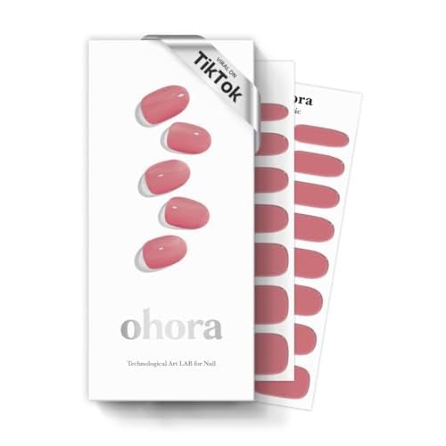 ohora Semi Cured Gel Nail Set of 2 (N Juliet & N Tint Reddish) - Professional Salon-Quality Nail Care