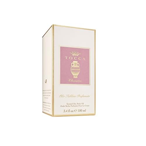 Tocca Cleopatra Scented Dry Body Oil, 3.4 Fl Oz - Olio Sublime Profumato Body Fragrance Featuring Grapefruit, Jasmine & Vanilla Musk