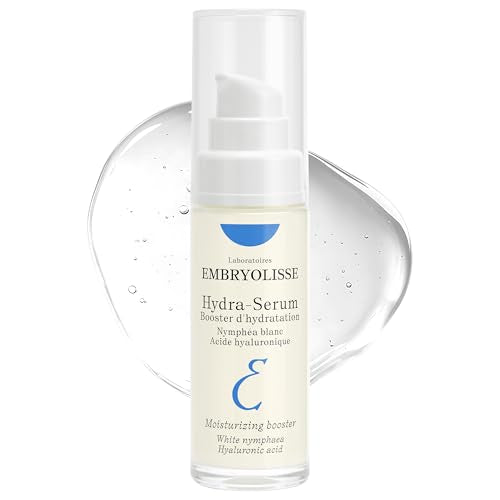 Embryolisse Hydra-Serum, Ultra-Hydrating Lightweight Hyaluronic Acid Facial Serum with White Water Lily, For Oily to Combination Skin, 1.01 Fl Oz