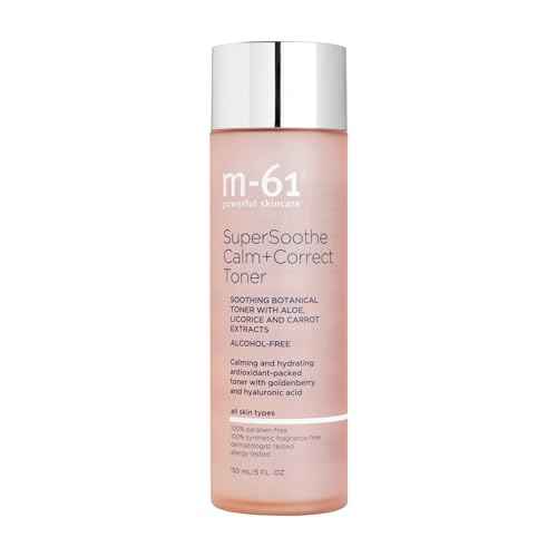 m-61 SuperSoothe Calm+Correct Toner | Calming, Soothing, Hydrating, Alcohol Free Toner. with Aloe, Botanicals, and Hyaluronic Acid, 5.0 Fl Oz