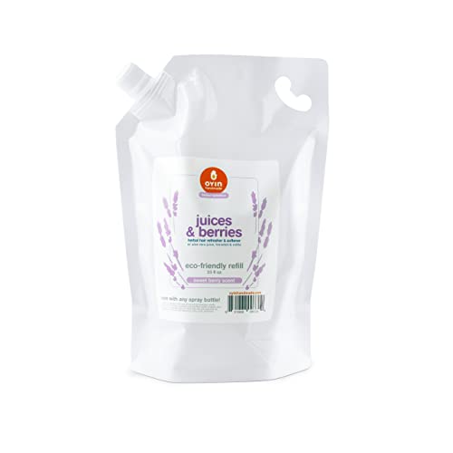 Oyin Handmade Juices & Berries Leave-In Hair Tonic 1L Refill Pouch