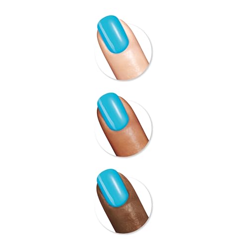 Sally Hansen Miracle Gel Neons Nail Polish - 53 Miami Ice (Neon Blue)
