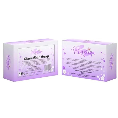 Glass Skin Bar Soap for Face & Body ? Hydrating Cleanser with Coconut Oil, Glycerin, Licorice Extract & Cocamide DEA ? Gentle Deep Cleansing Soap for Smooth, Clear Skin ? 2 Pack (135g Each)
