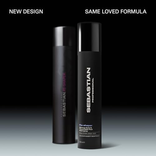 Sebastian Professional Re-Shaper Hairspray | Humidity Resistant-Strong Hold | Brushable, Firm Styling Control | For Medium to Heavy Textures | For All Hair Types