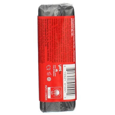 Yes To Tomatoes Clear Skin Activated Charcoal Bar Soap 7 Ounce (Pack of 3)