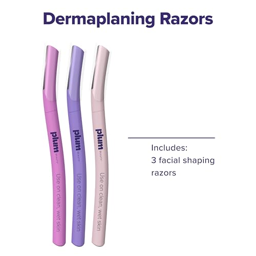 Women’s Face & Eyebrow Razor Set for Dermaplaning and Shaping