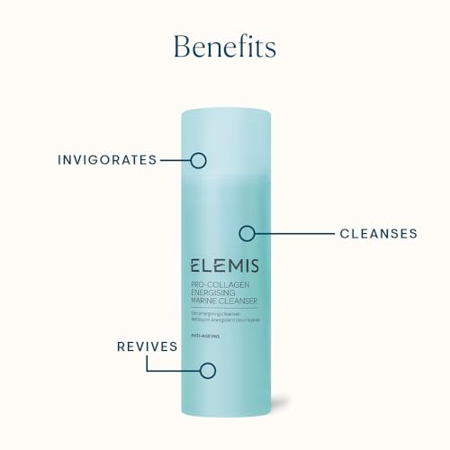 ELEMIS Pro-Collagen Energising Marine Cleanser 150ml ? Anti-Aging Gel Face Wash To Purify, Energize & Refresh Skin with Magnesium & Zinc