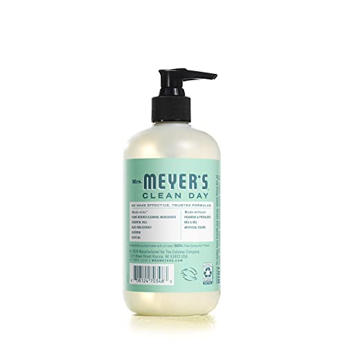 Mrs. MEYER'S CLEAN DAY Liquid Hand Soap Mint 12.5 Fl Oz (Pack of 3)