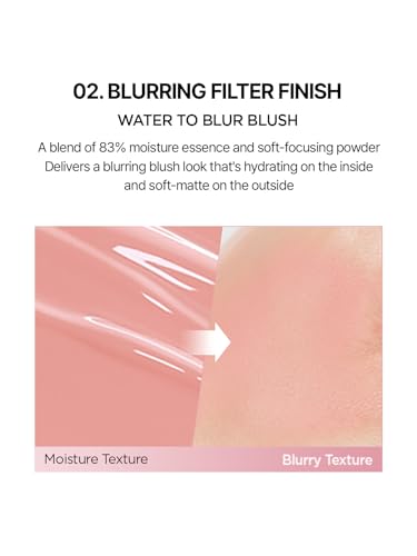 JUNG SAEM MOOL Artist Cushion Blush Blur in Perky Coral – Buildable, Hydrating Korean Makeup