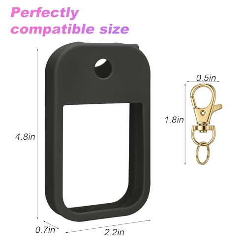 Silicone Hand Sanitizer Case with Keychain for Touchland