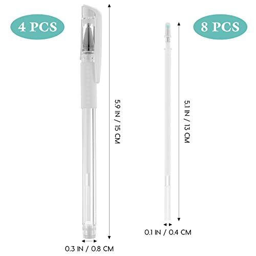 Eyebrow Mapping Pen - Microblading Marker (4 Pens + 8 Refills)