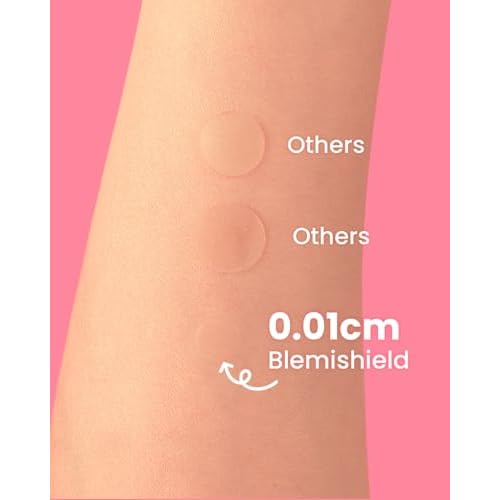 GLAM UP Hydrocolloid Blemish Pimple Zit Patches - Invisible Ultra Thin Spot Cover Stickers for Face and Skin, Strong Water-proof and Adhesive Overnight, Vegan-friendly (36 Count / 2 Sizes)