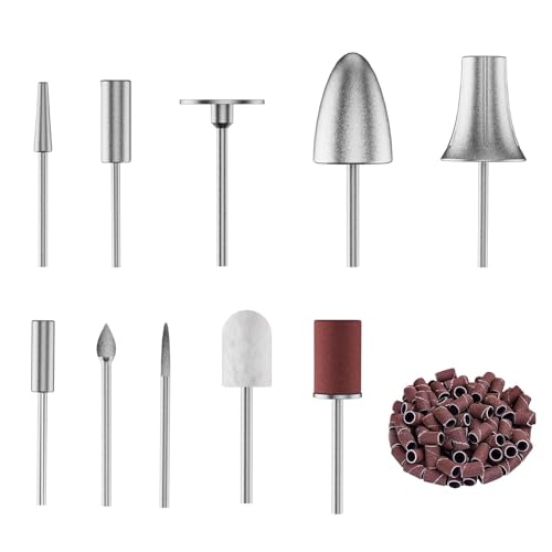 Professional Nail Drill Bits Set with 50 Sanding Bands for Manicure & Pedicure