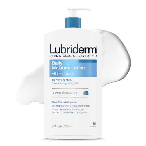 Lubriderm Daily Moisture Body Lotion with Pro-Ceramide, 24 Fl Oz