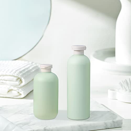 6.8oz Refillable Squeeze Bottles with Flip Cap (2 Pack)