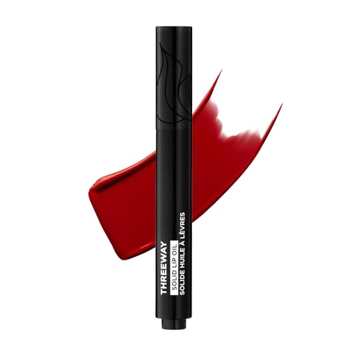 Deck of Scarlet Solid Lip Oil - Vegan Hydrating Gloss, Scarlett Passion