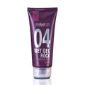 SALERM - Hair Styling Gel - Pro Line Wet Gel Rock 04-200 ml - Long-Lasting Strong Hold - Wet Effect - with Caffeine and Fixative Resins - Leaves No Residue - Flexible Styling