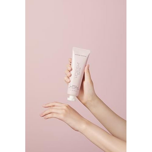 VOESH Vegan Body Creme Moisturizer - K-Beauty Korean Skincare - Jasmine Soothe (3oz)