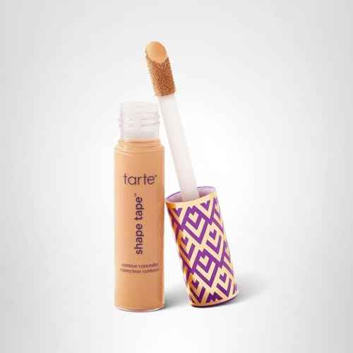 tarte shape tape concealer – Full Size-Coverage, Matte Finish for Under Eye, Dark Circles, Fine Lines, Redness & Discoloration, Longwear, Dermatologist-Tested, Vegan, Cruelty-Free