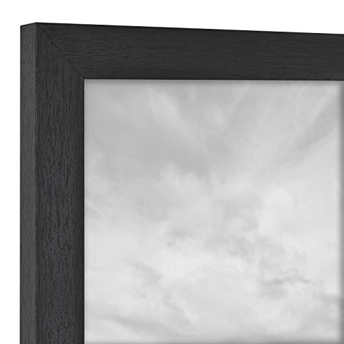 MCS Studio Gallery 27x40 Poster Frame Black Woodgrain, Vertical & Horizontal Wall Hanging Large Picture Frame for Photos, Posters & Art Prints (2-Pack)