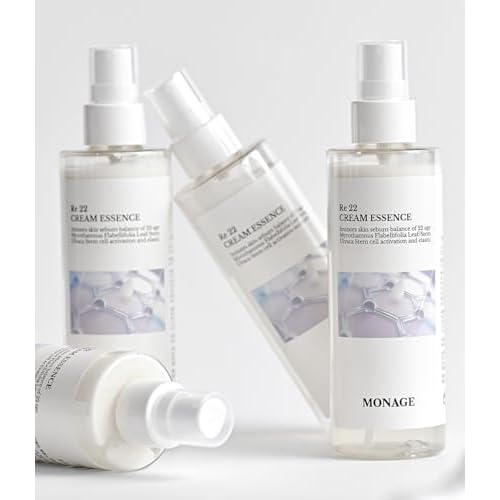Re 22 Cream Essence ? Korean Skin Care All-in-One Hydrating Spray with Resurrection Plant & Sea Lettuce Stem Cells for Youthful, Balanced Skin ? Relaxing Gifts, 150ml / 5.07 fl. oz