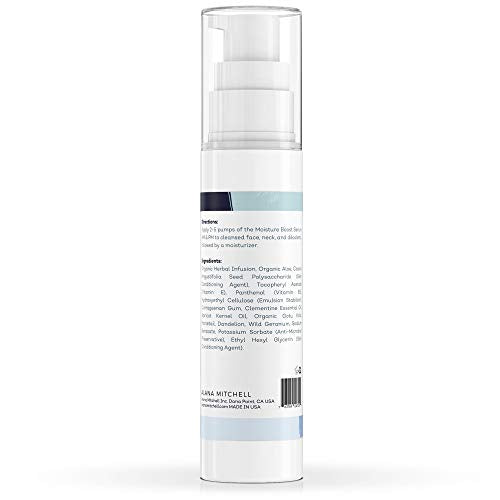 Alana Mitchell Hyaluronic Acid Serum for Face - Moisture Boost Anti Aging Serum - Face Serum to Fight Wrinkles & Fine Lines - Hydrating Serum Face Moisturizer for Sensitive, Dry & Combo Skin (2 oz)