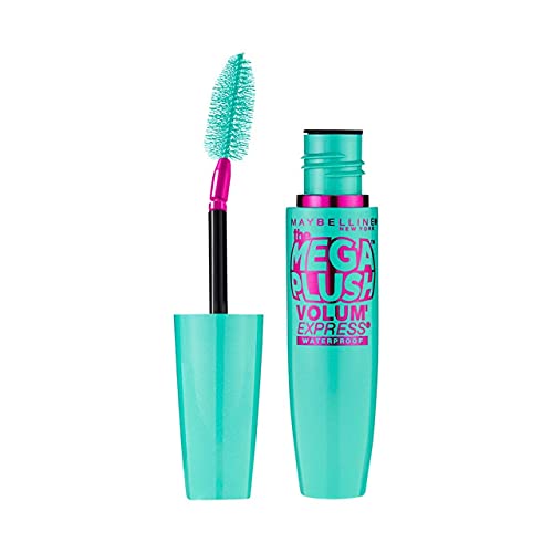 Maybelline Volum' Express Mega Plush Waterproof Mascara, Very Black