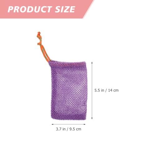 Housoutil Soap Saver Bags 8-Pack Drawstring Mesh
