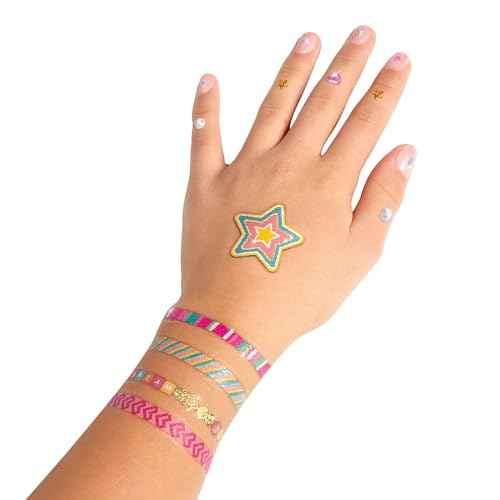 Make It Real: Bejeweled Cosmetic Activity Book - Dazzling Body Decoration & Nail Glam Art, Gems-Stickers-Wraps-Temporary Tattoos, Tweens-Girls-Kids 8+