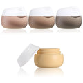 TSA Travel Size Silicone Jars, Leak-proof Cosmetic Containers (4 Pieces)