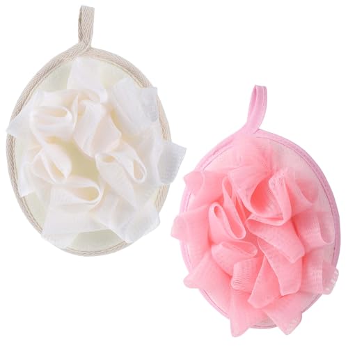 Travel Loofah 2-Pack | Lightweight Exfoliating Shower Puffs