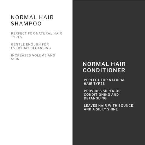 SACHAJUAN Normal Hair Shampoo and Conditioner Set | Ocean Silk Technology for Everyday Cleansing, Volume & Shine | Lightweight Hydration & Detangling | Vegan & Paraben-Free | Set of 2