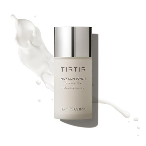 TIRTIR Milk Skin Toner | Deep Moisturizing, Instant Glow, 2% Niacinamide, Rice Bran Extract, Ceramide, Panthenol, Cruelty-Free, Fungal Acne Friendly, Vegan, 1.69 fl.oz.