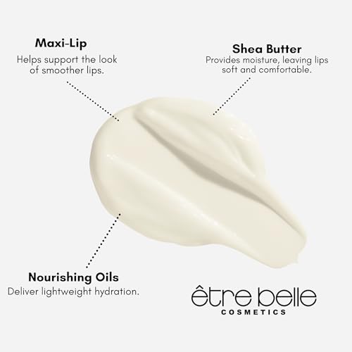 ?b ?tre belle Cosmetics Lip Protector Balm, Skin Care for Women, Long Lasting Lip Moisturizer with Shea Butter, Beeswax, Royal Jelly & Natural Oils, Make Up Essential, Travel Friendly, Clear, 4.6 mL