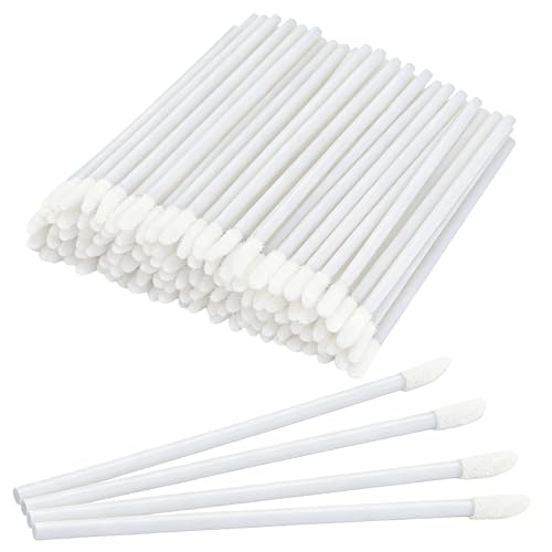 300Pcs Disposable Lip Brushes - Lint Free Lipstick Wands