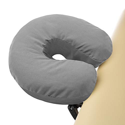 Saloniture 4-Pack Microfiber Massage Table Face Cradle Covers