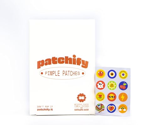 Patchify Acne Pimple Patches with Salicylic Acid, 36 Count
